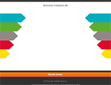 Tablet Screenshot of dressur-vanpeer.de